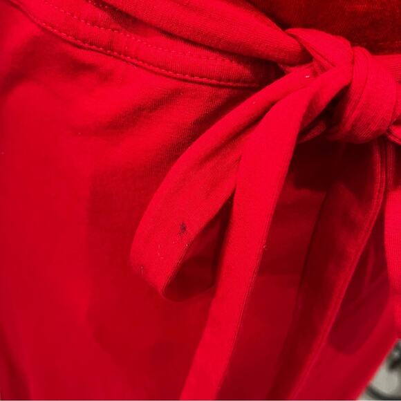 NEW Ann Taylor Modal Classic Fit Flare A-line V-Neck Belted Wrap Midi Dress 0 - Picture 11 of 16